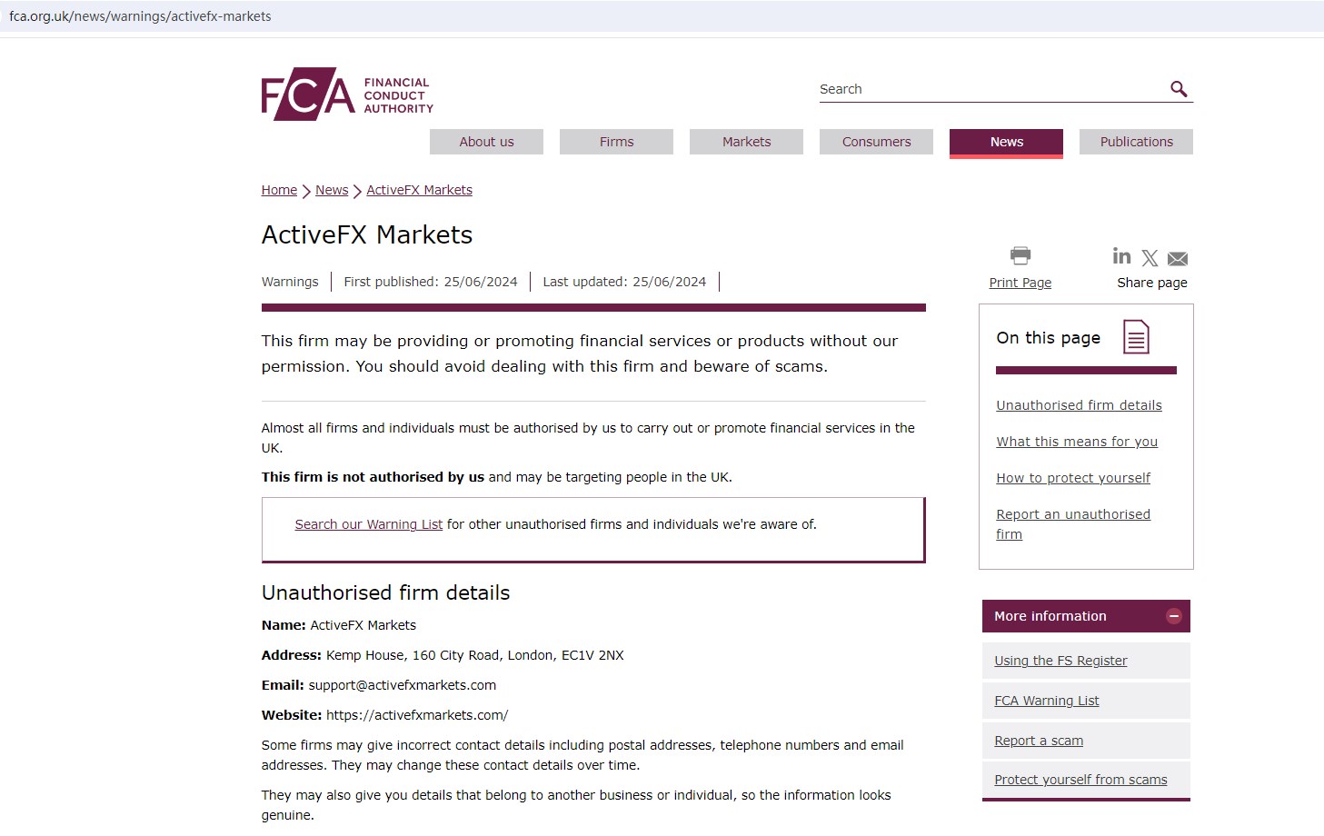 Active Fx ActiveFX Markets Review 2026: Scam or Legit? Withdrawal & Risk Report