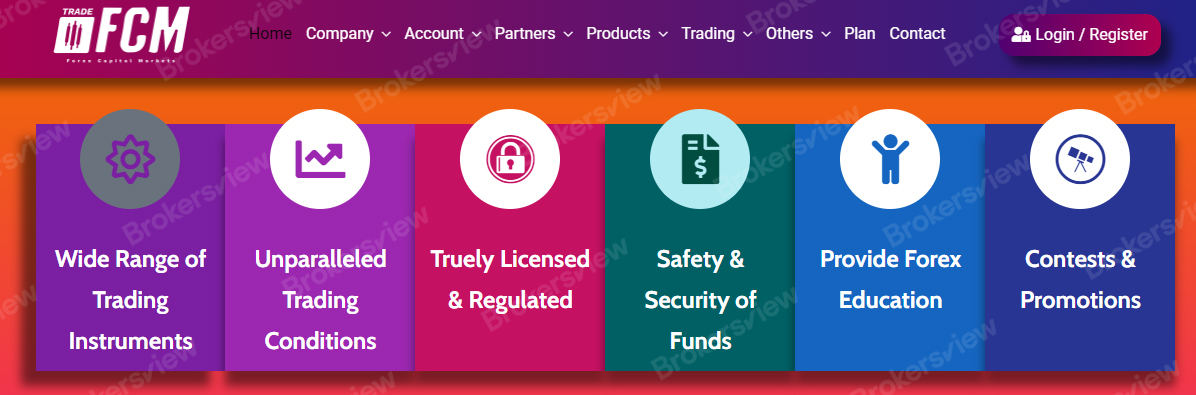 TradeFCM claims to be regulated, but is very vague about its "regulated status".