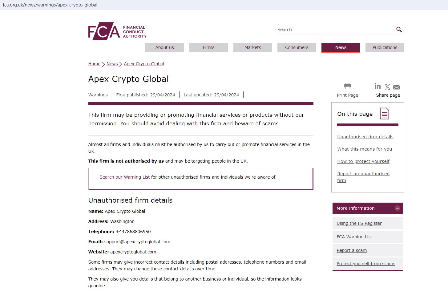 Apex Crypto Global Trade Review 2026 | Information about Apex Crypto Global  Trade Forex Broker - BrokersView