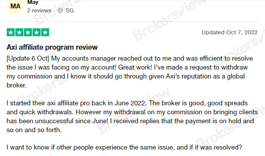 reviews on AXI