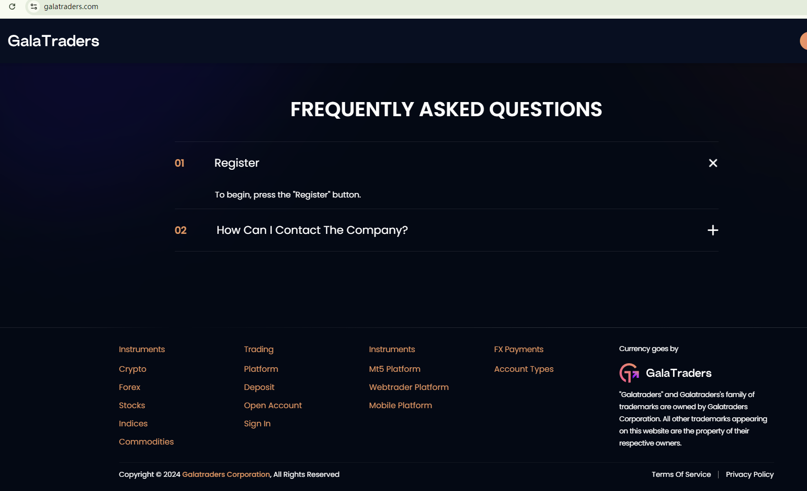 Gala Traders Review 2026 | Information about Gala Traders Forex Broker -  BrokersView