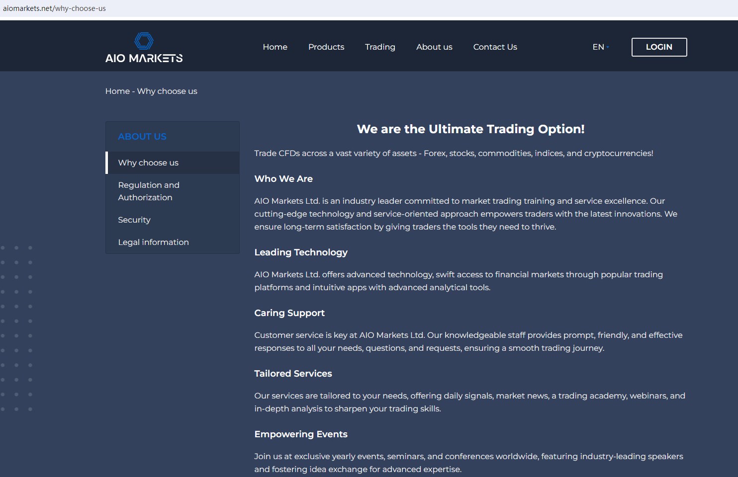 AIO Markets Review 2026 | Information about AIO Markets Forex Broker -  BrokersView