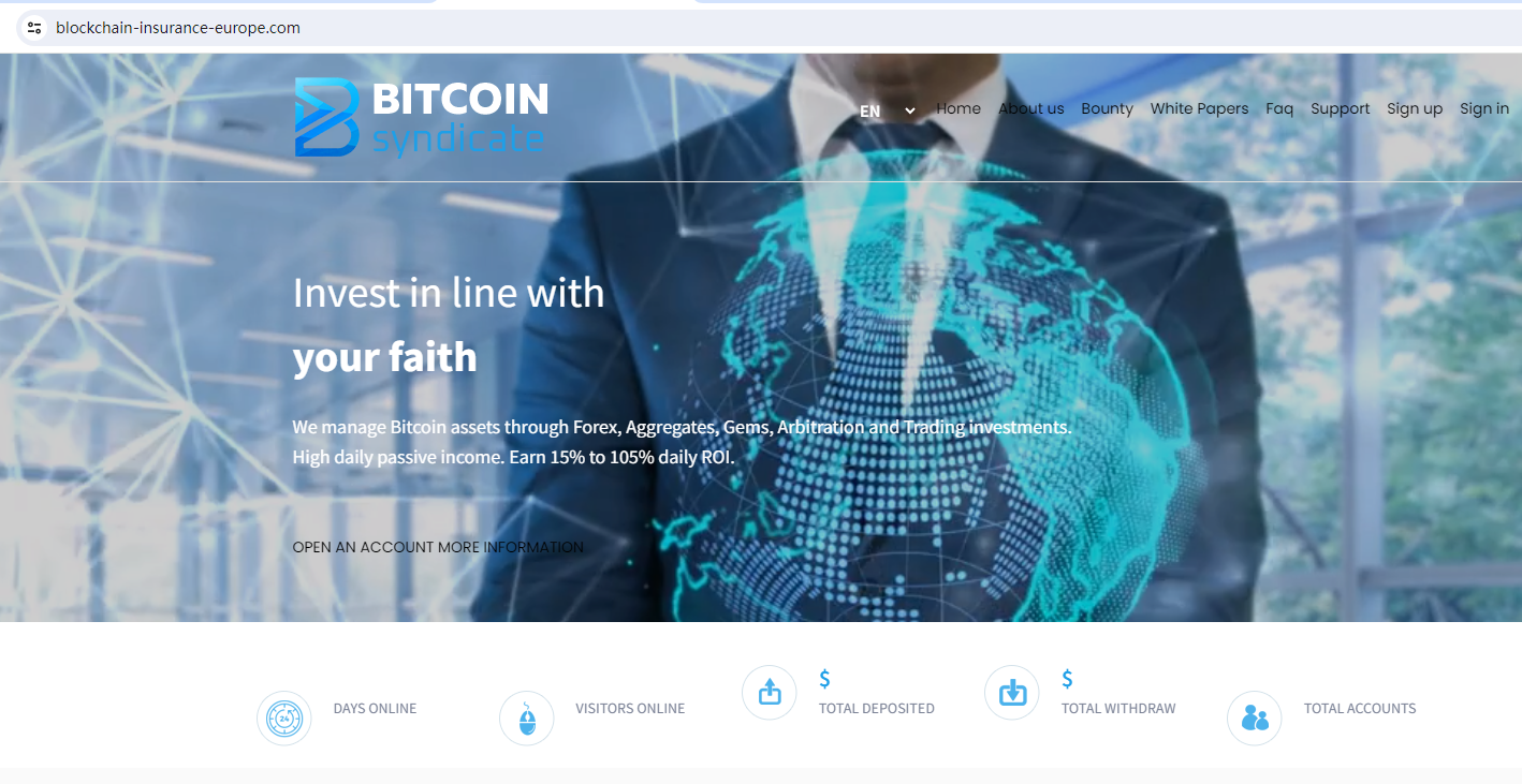 BITCOIN SYNDICATE Review 2026 | Information about BITCOIN SYNDICATE Forex  Broker - BrokersView