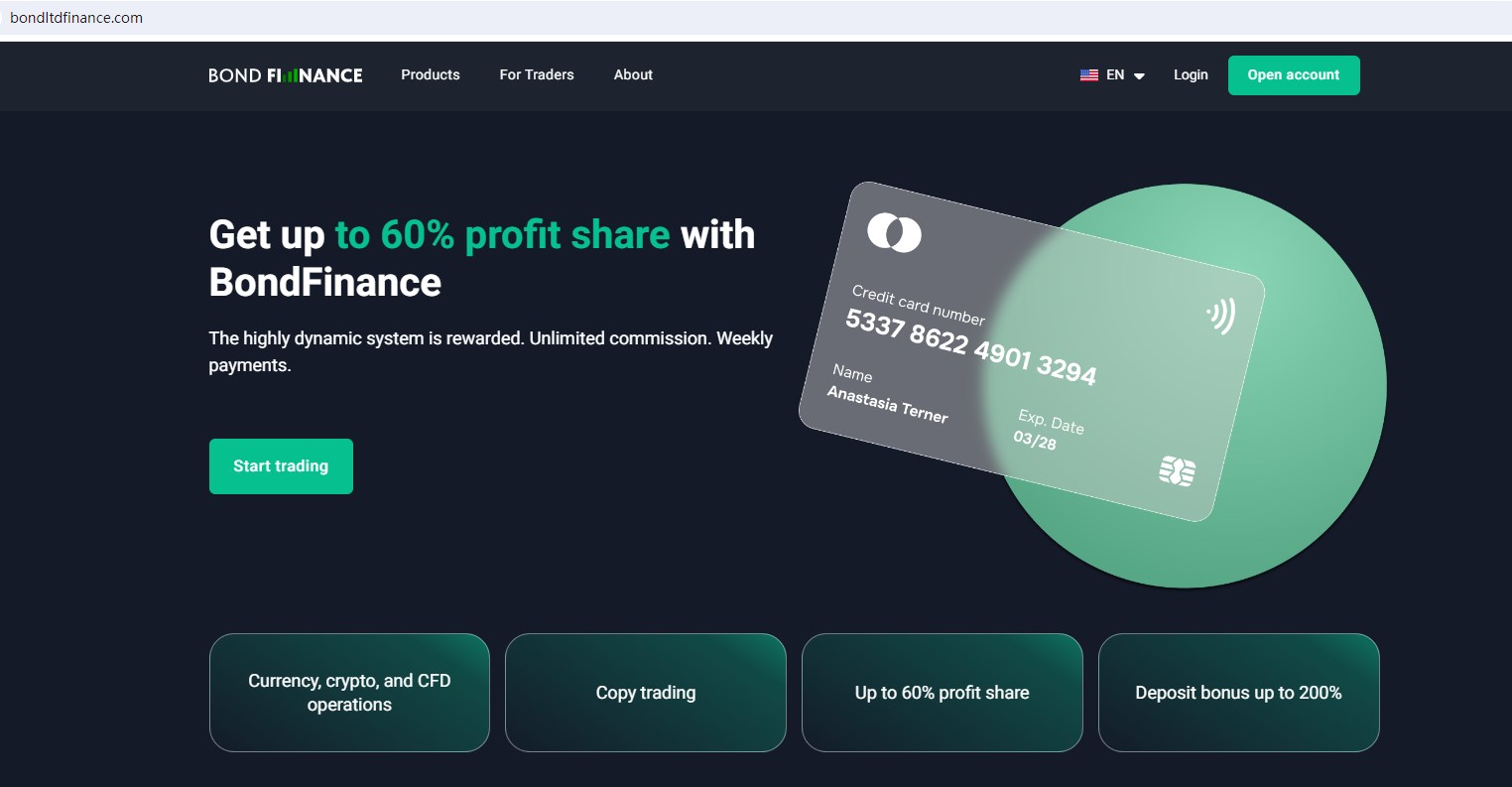 BondFinance Review 2026 | Information about BondFinance Forex Broker -  BrokersView