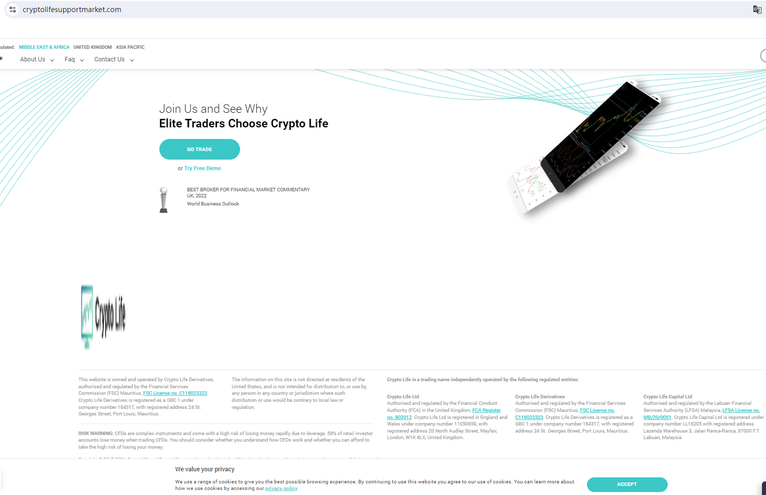 CRYPTO LIFE Review 2026 | Information about CRYPTO LIFE Forex Broker -  BrokersView