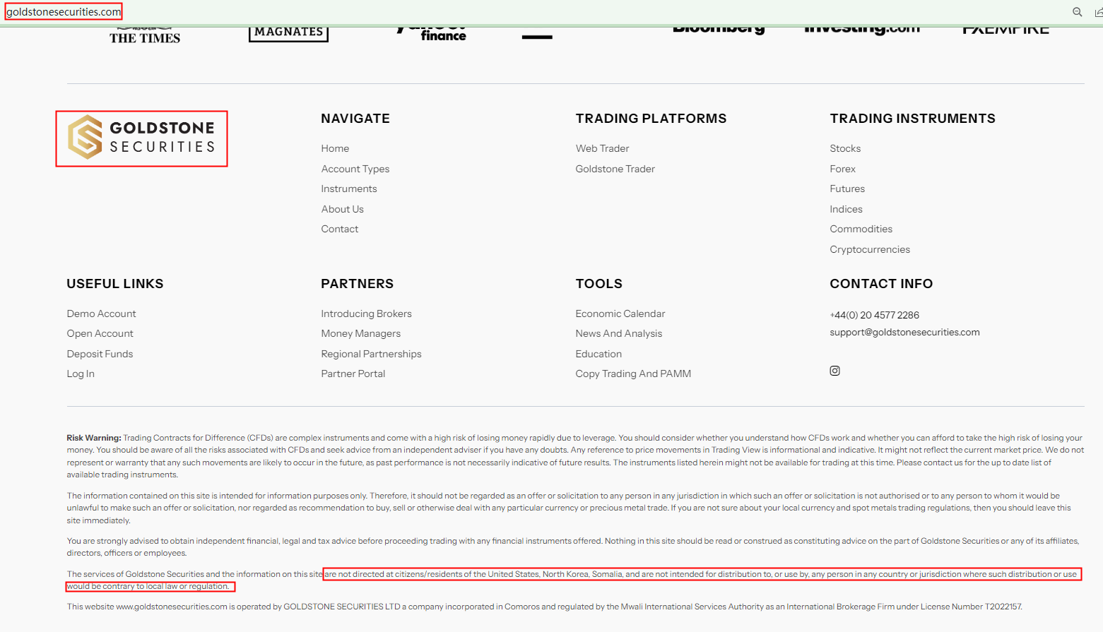 BrokersView: Goldstone Securities accepts clients from Singapore 1