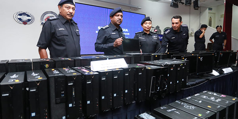 Malaysian police cracks down GCM Asia