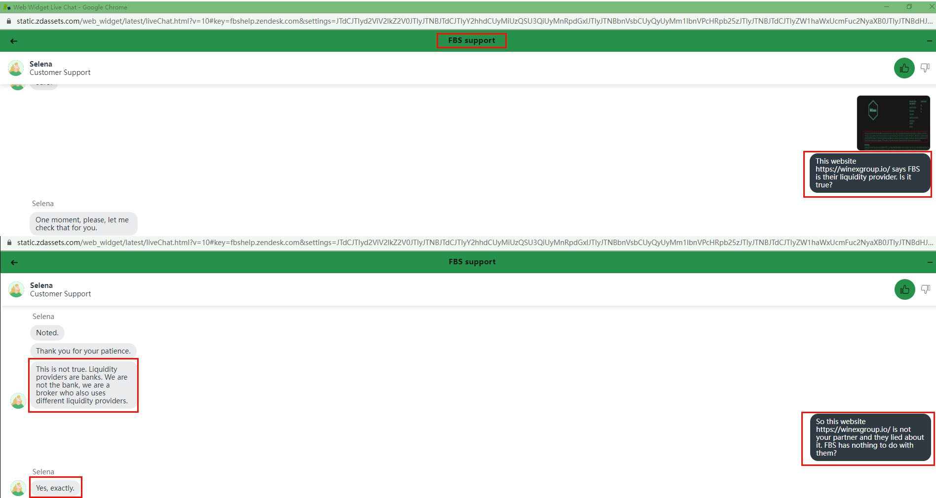 BrokersView: FBS denies partnership with WinexGroup