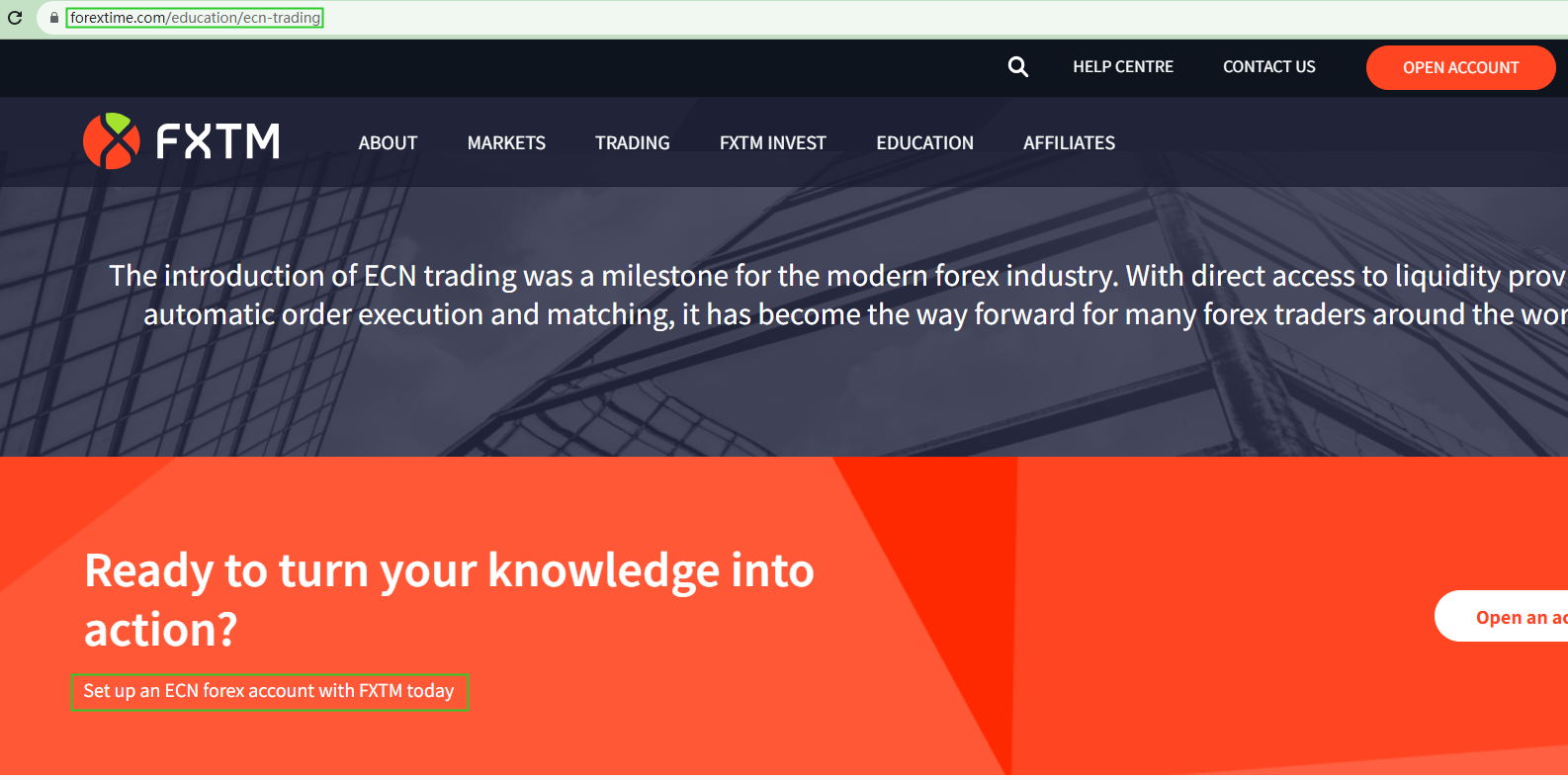 BrokersView: FXTM an ecn broker