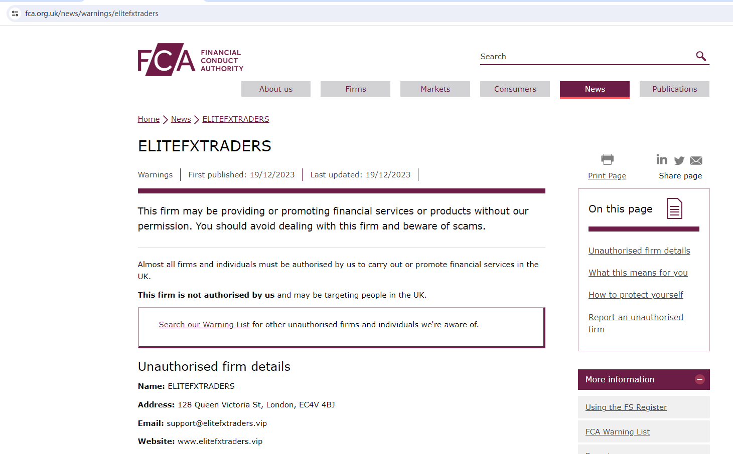 Elite Fx Traders レビュー 2026 | Elite Fx Traders 外国為替ブローカーに関する情報 - BrokersView