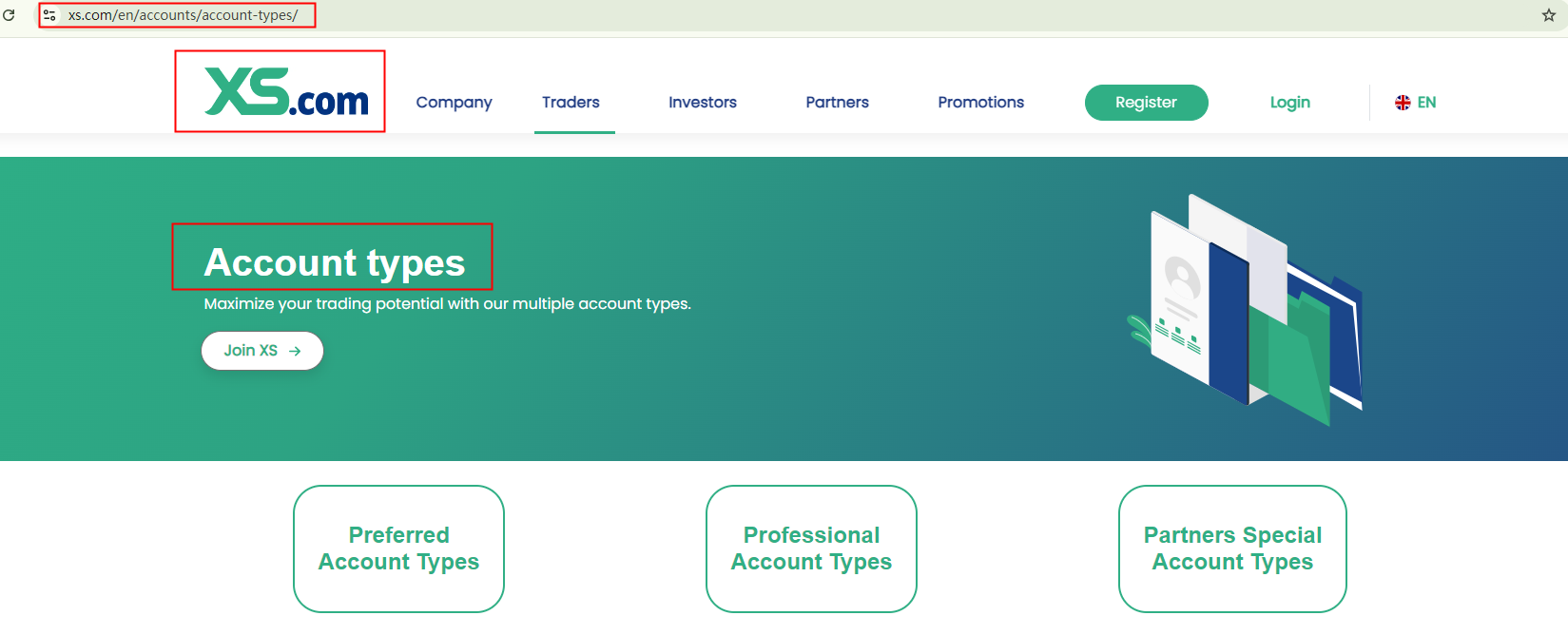 BrokersView XS Account Types for Swing Strategy