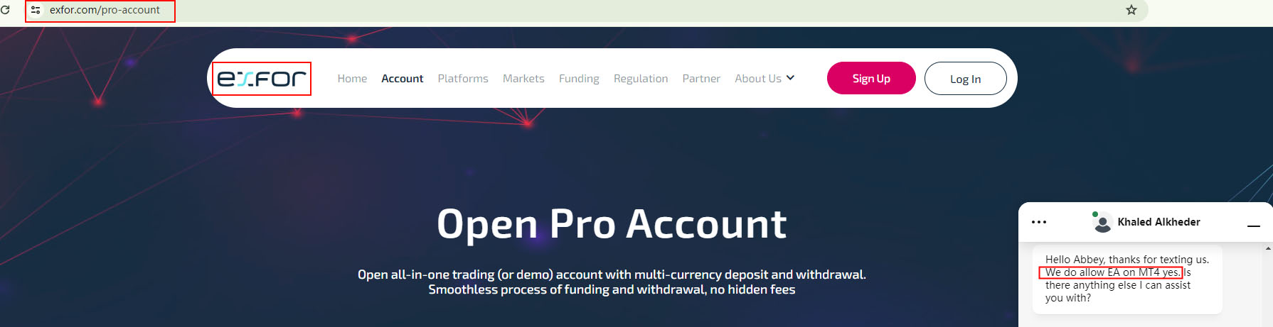 BrokersView: Yes, Exfor's customer service has confirmed that they do permit the use of Expert Advisors (EA) on MetaTrader 4 (MT4).