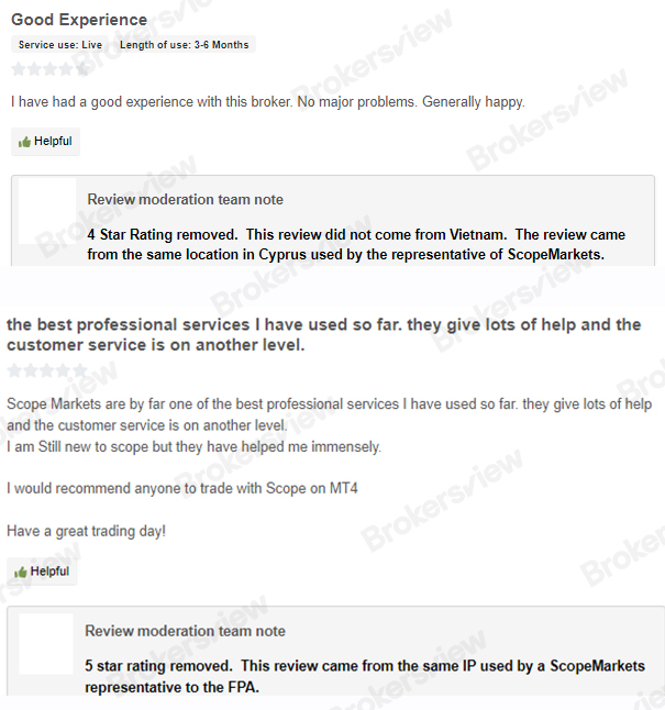 สงสัยว่ารีวิวปลอม