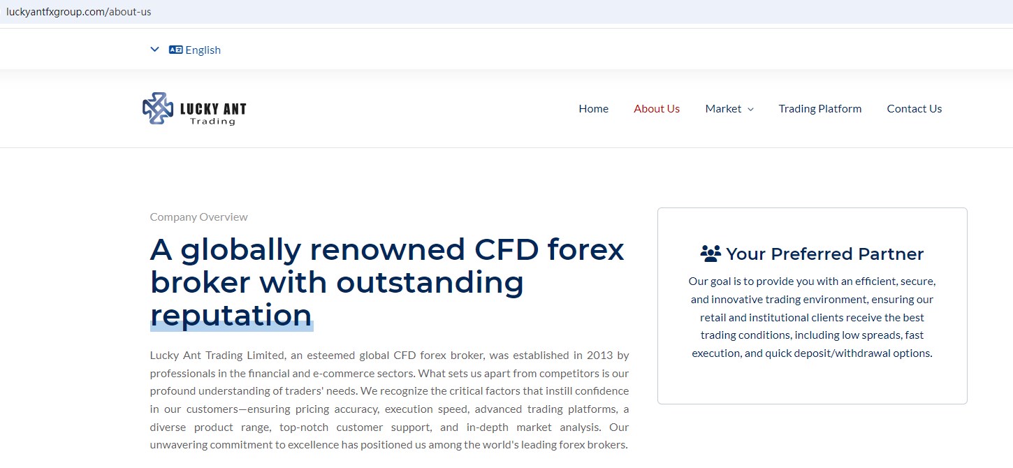 Lucky Ant Trading 評價-是否詐騙,安全合法嗎? - BrokersView