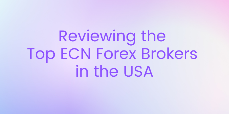 Reviewing the Top ECN Forex Brokers in the USA