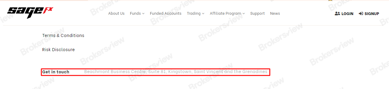 SegaFX claims to be located in SVG