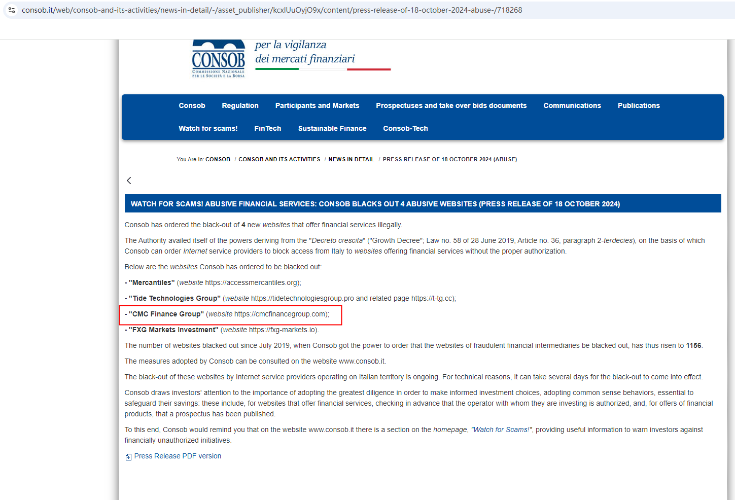 CMC Finance Group 評價-是否詐騙,安全合法嗎? - BrokersView