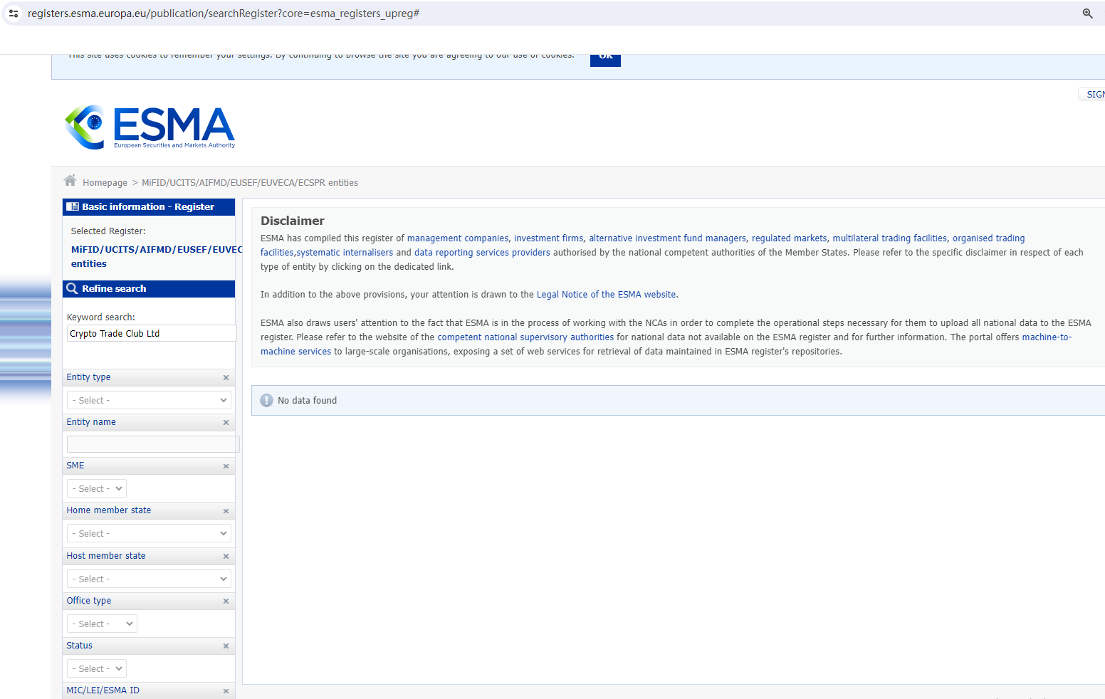 Crypto Trade Club Ltd Review 2026 | Information about Crypto Trade Club Ltd  Forex Broker - BrokersView