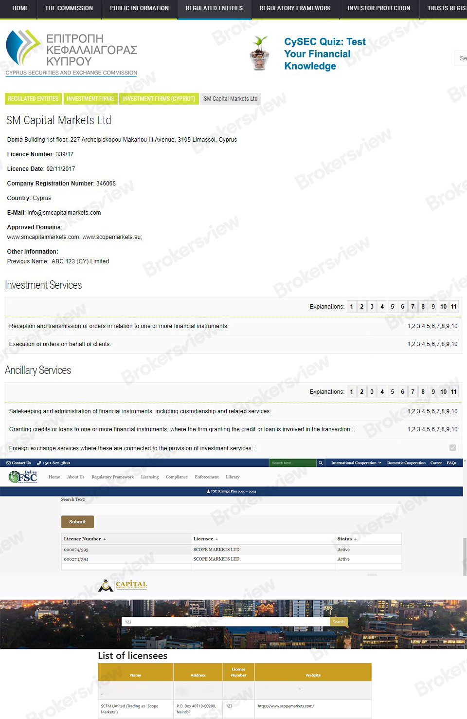 ขอบเขตข้อมูลการกํากับดูแลตลาด