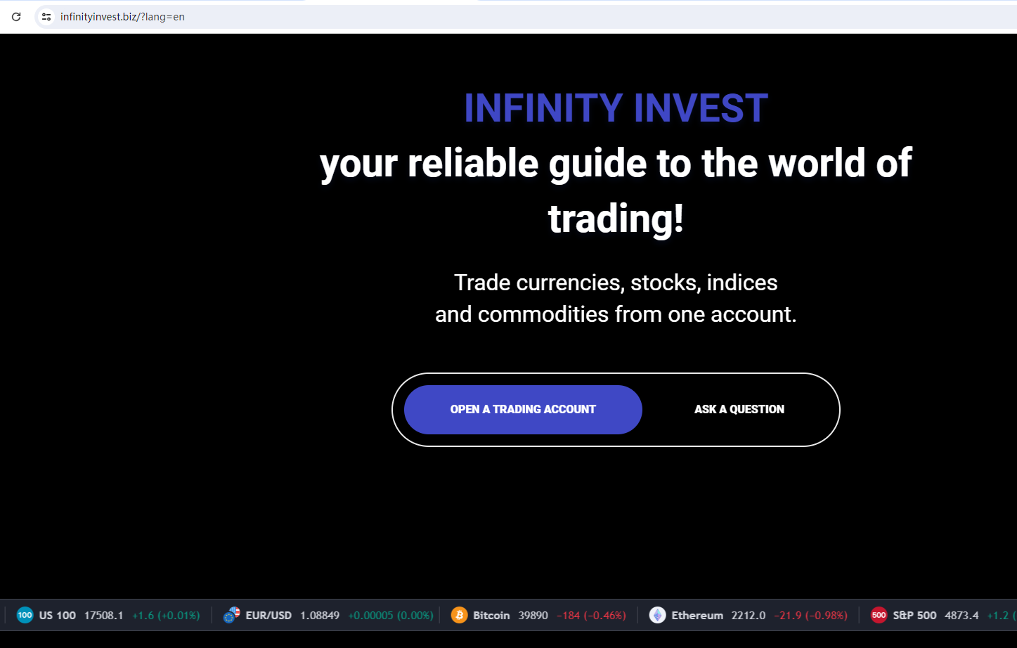 Infinity Invest Review 2026 | Information about Infinity Invest Forex  Broker - BrokersView