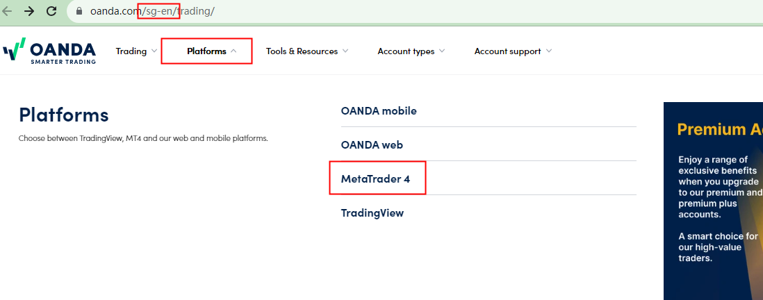 BrokersView:OANDA works with MT4&5