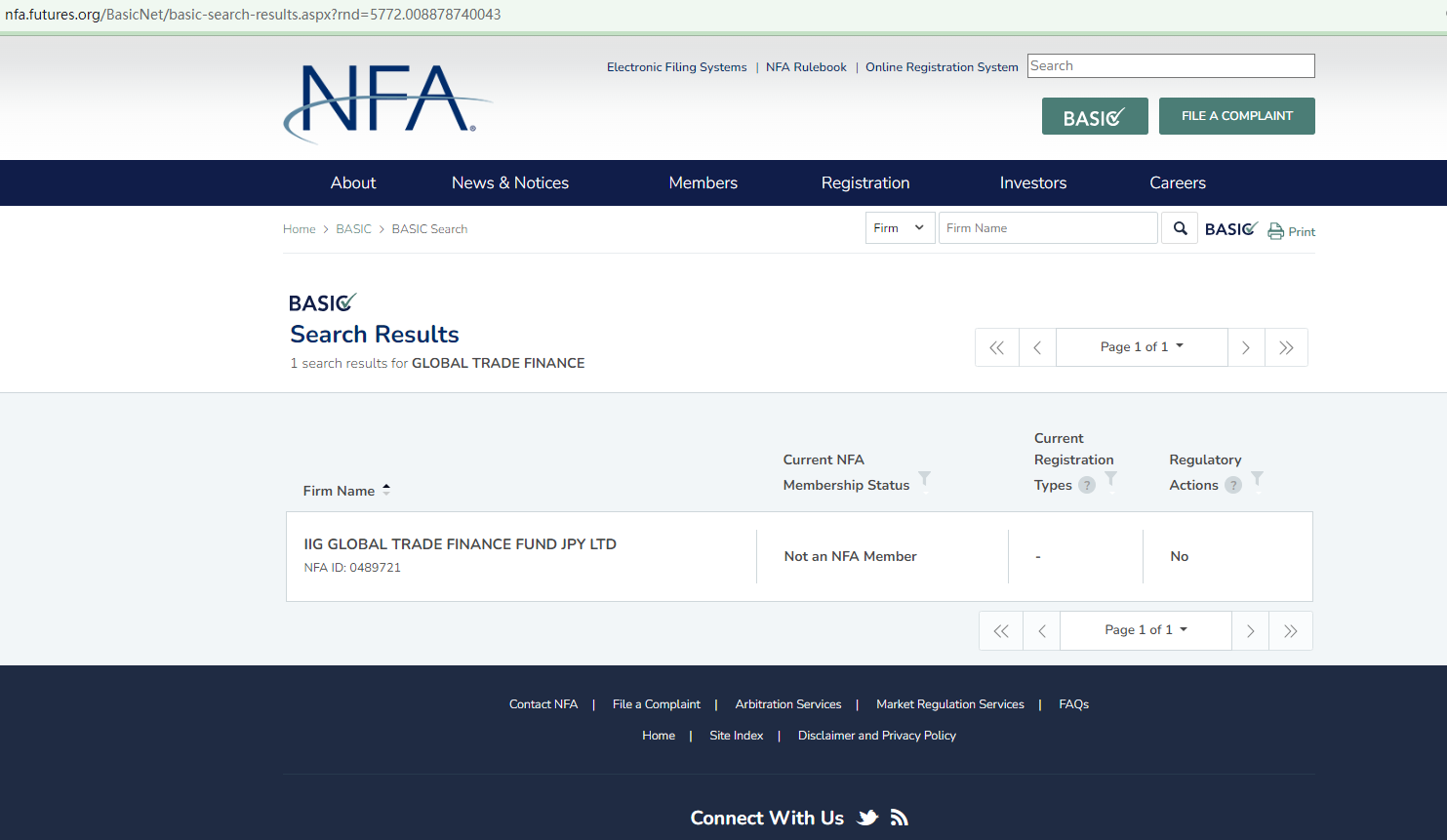 BrokersView: Global Trade Finance is not regulated in the US