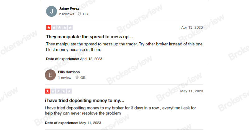 Negative reviews on OspreyFX