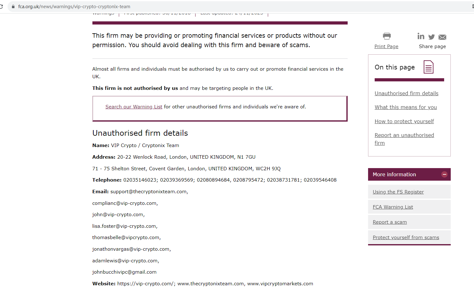 Vip Crypto Review 2026 | Information about Vip Crypto Forex Broker -  BrokersView