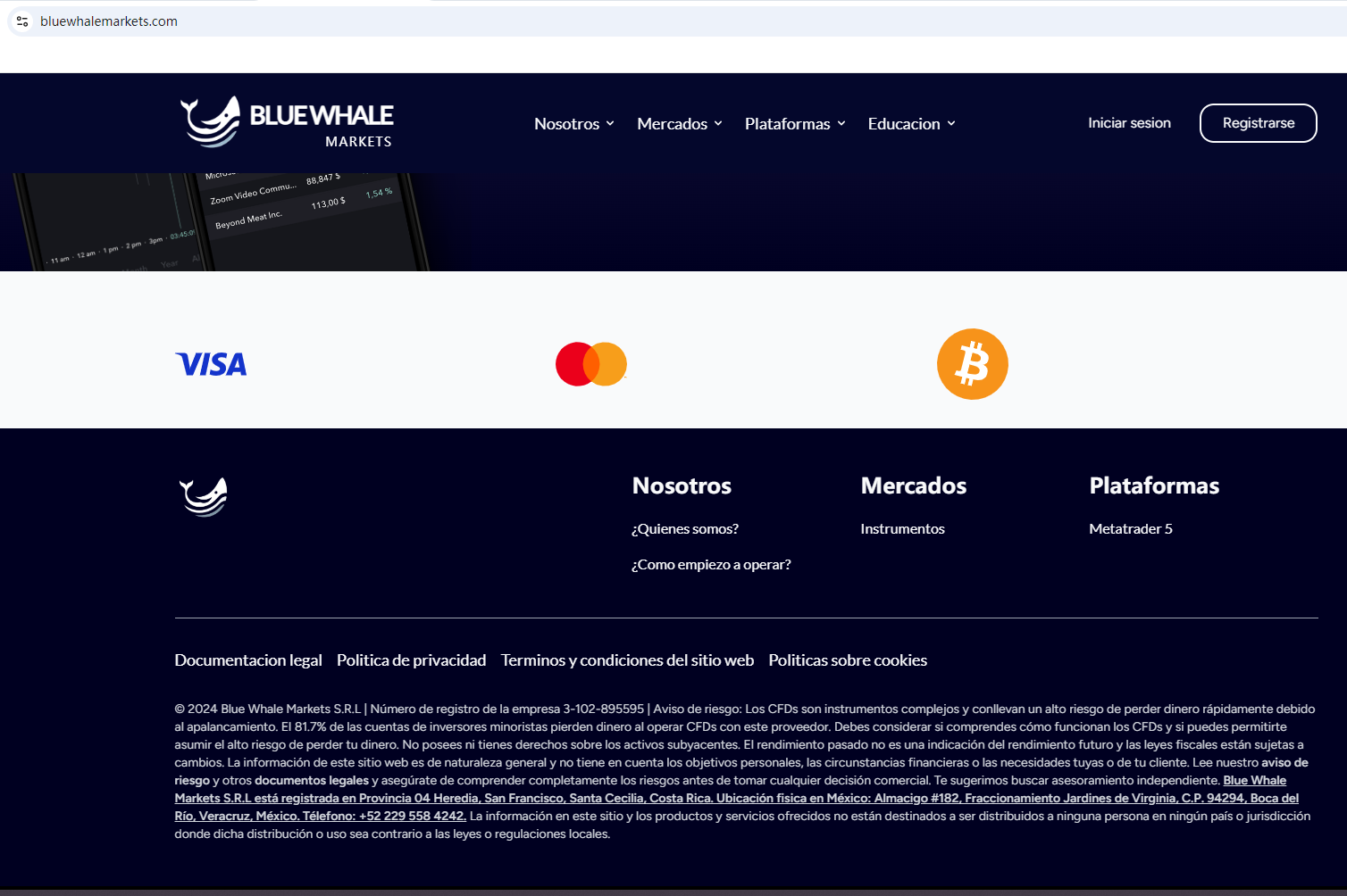 Blue Whale Markets Review 2026 | Information about Blue Whale Markets Forex  Broker - BrokersView