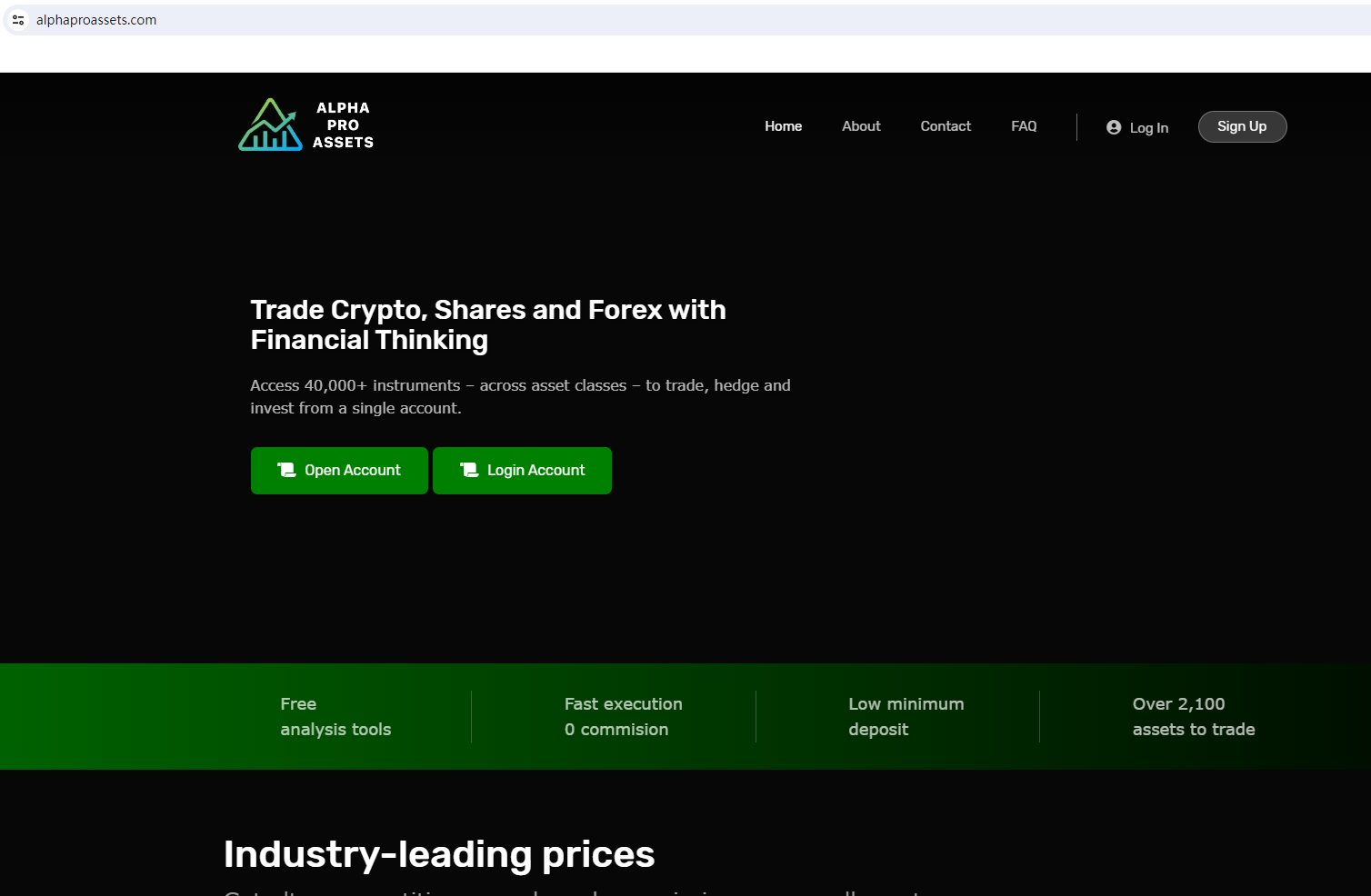 Alpha Pro Assets Review 2026: Scam or Legit? Withdrawal & Risk Report