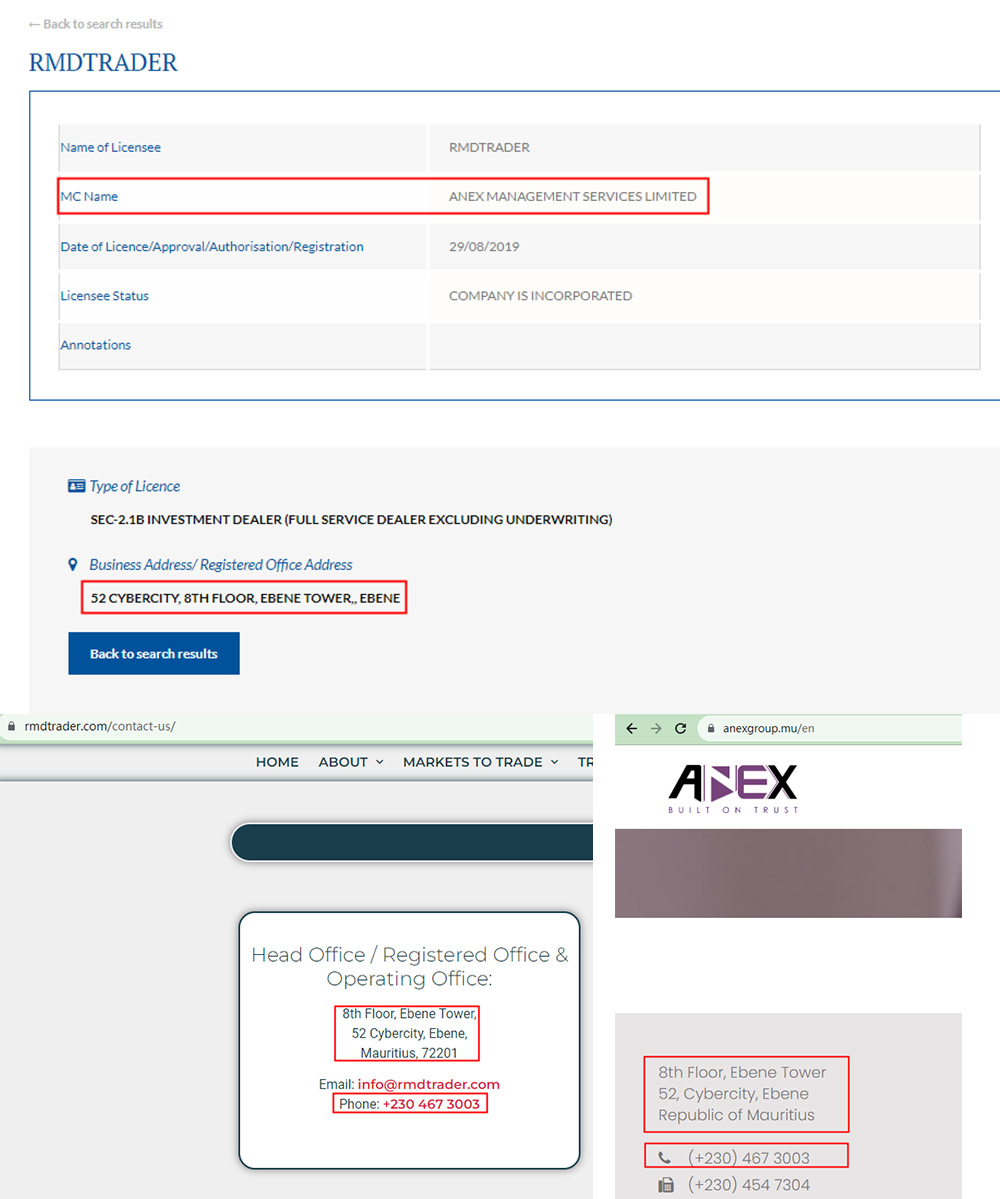 BrokersView: suspcious points of RMDTRADER
