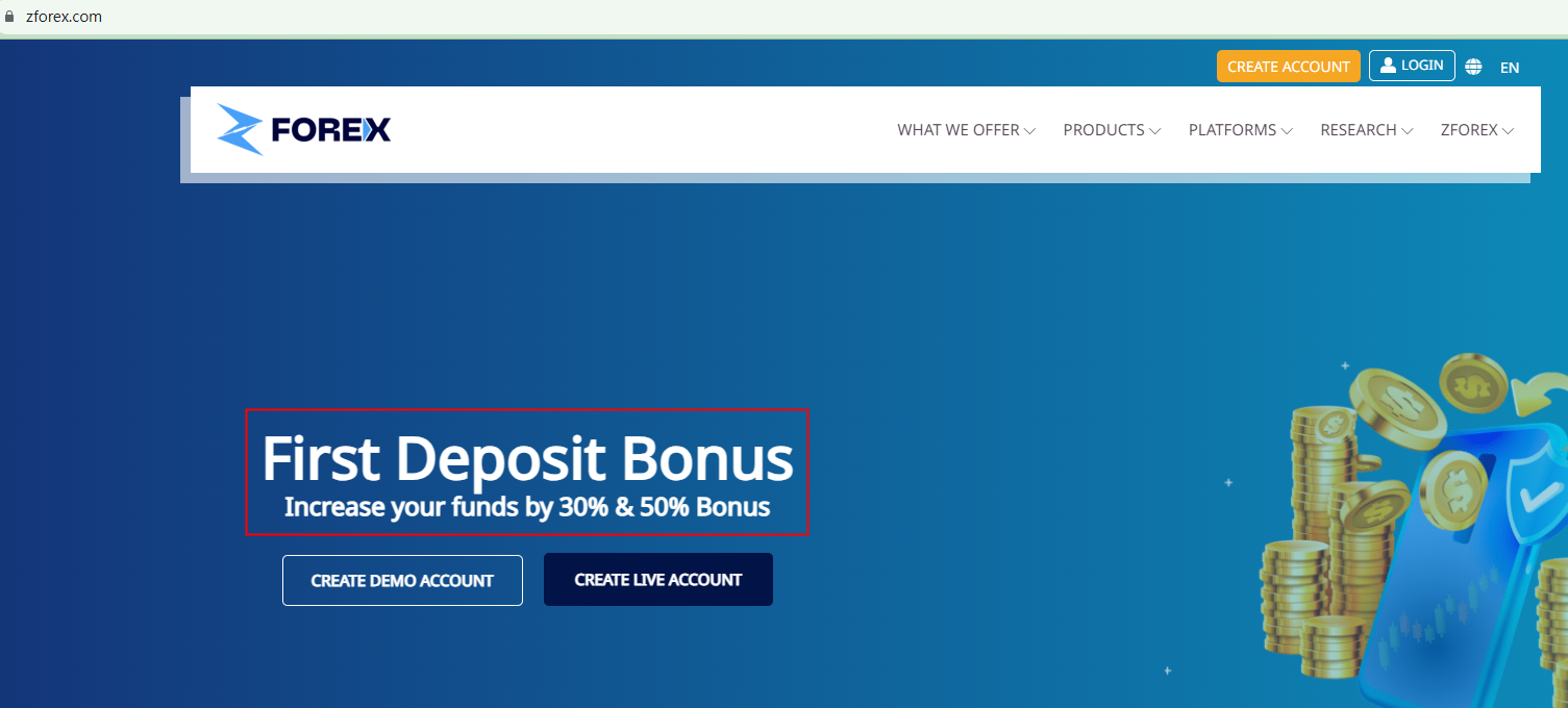 BrokersView: Z Forex provides first deposit bonus