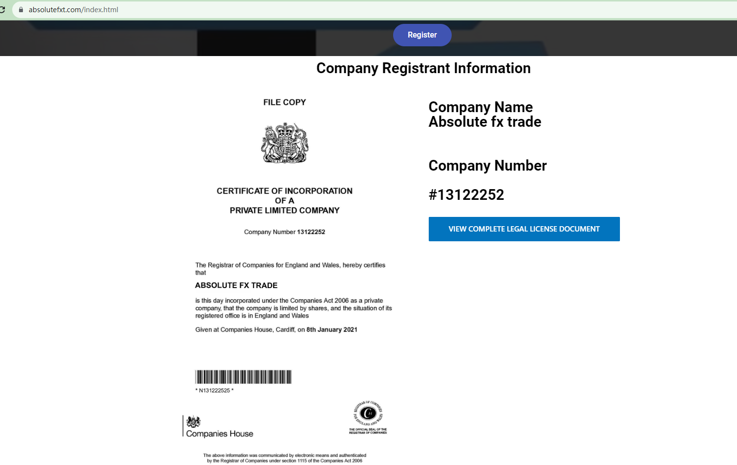 ABSOLUTE FX TRADE Review 2026: Scam or Legit? Withdrawal & Risk Report