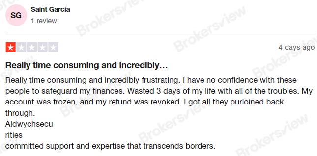 One user has no confidence in RoboForex.