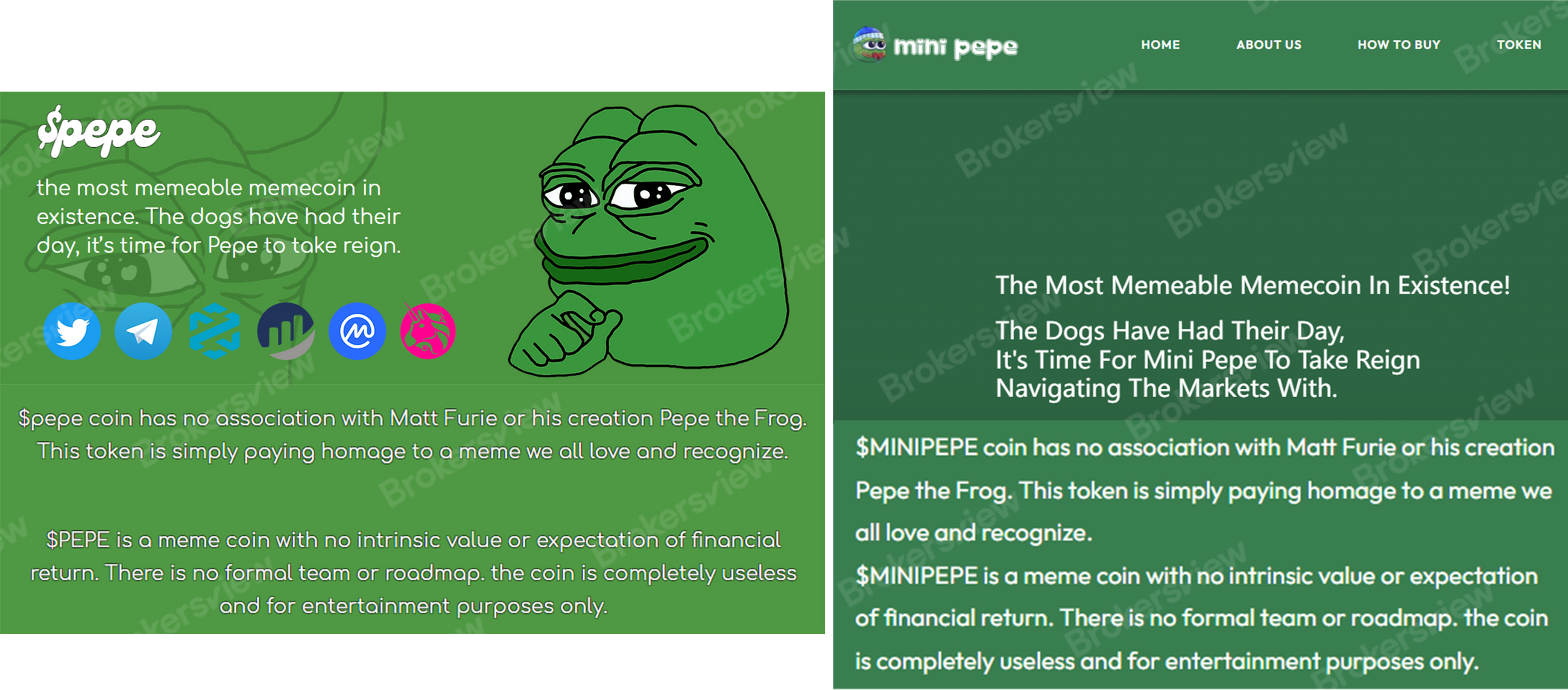 模因币MiniPepe是骗局吗？ - BrokersView