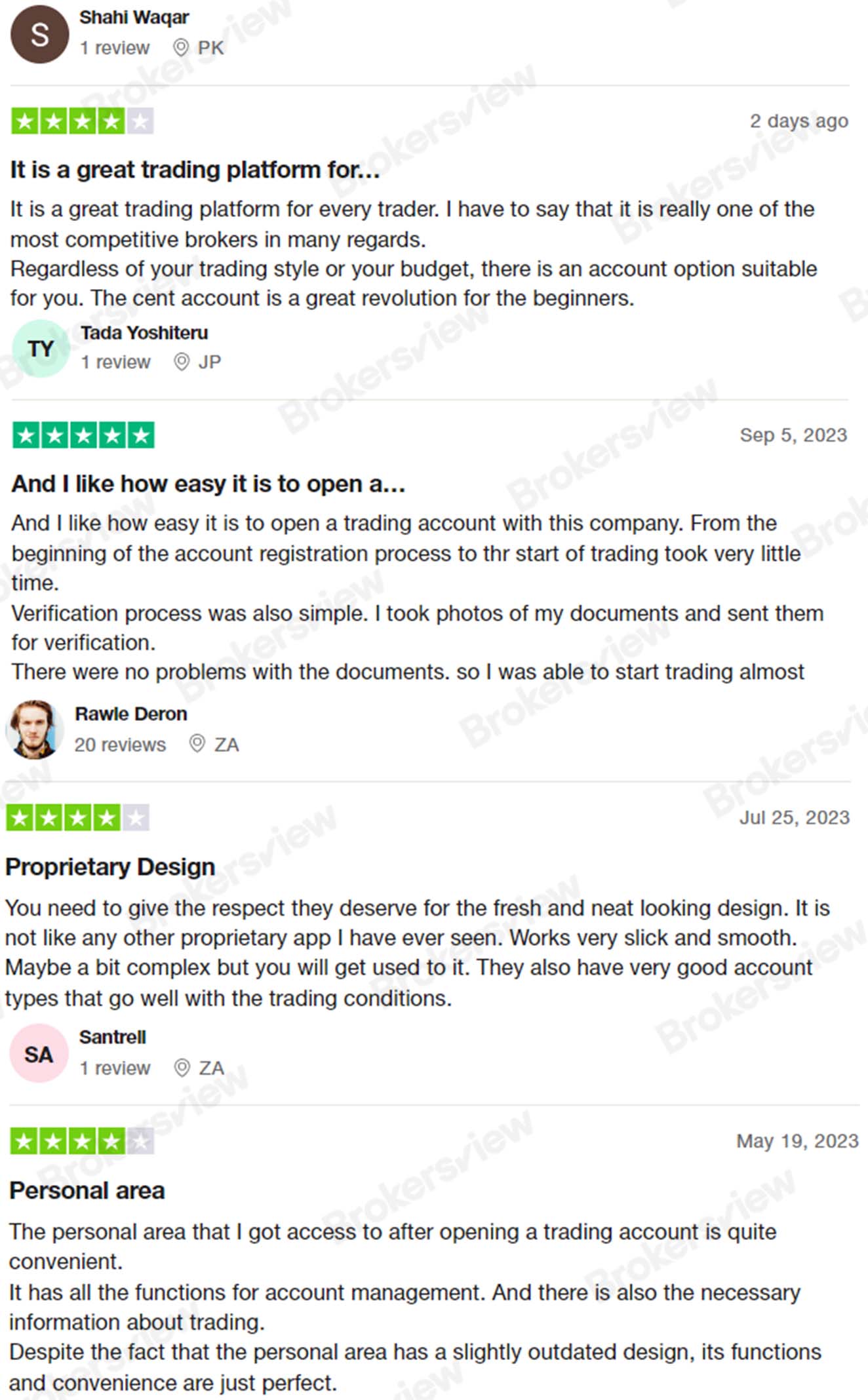 許多客戶認為HF Markets的交易環境不錯