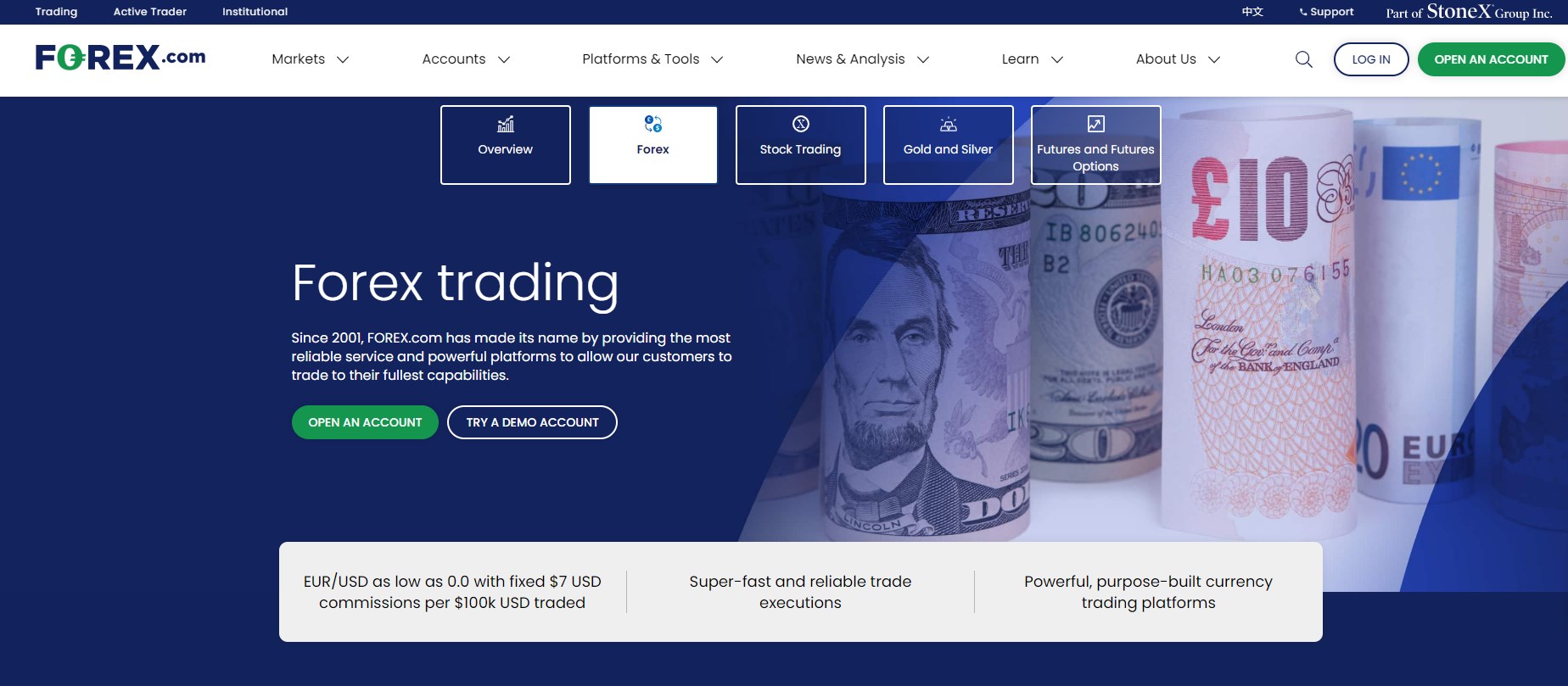trade forex on forex.com