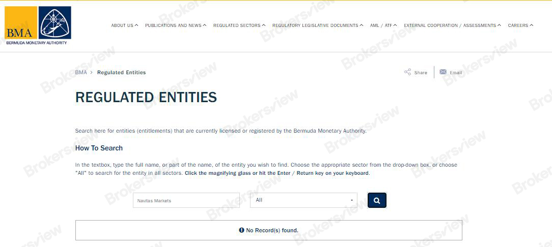 Search result in Burmuda agency.