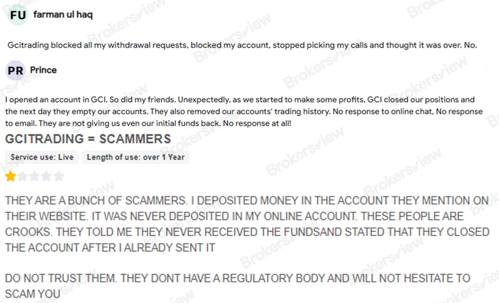 Customers share bad experiences with GCI