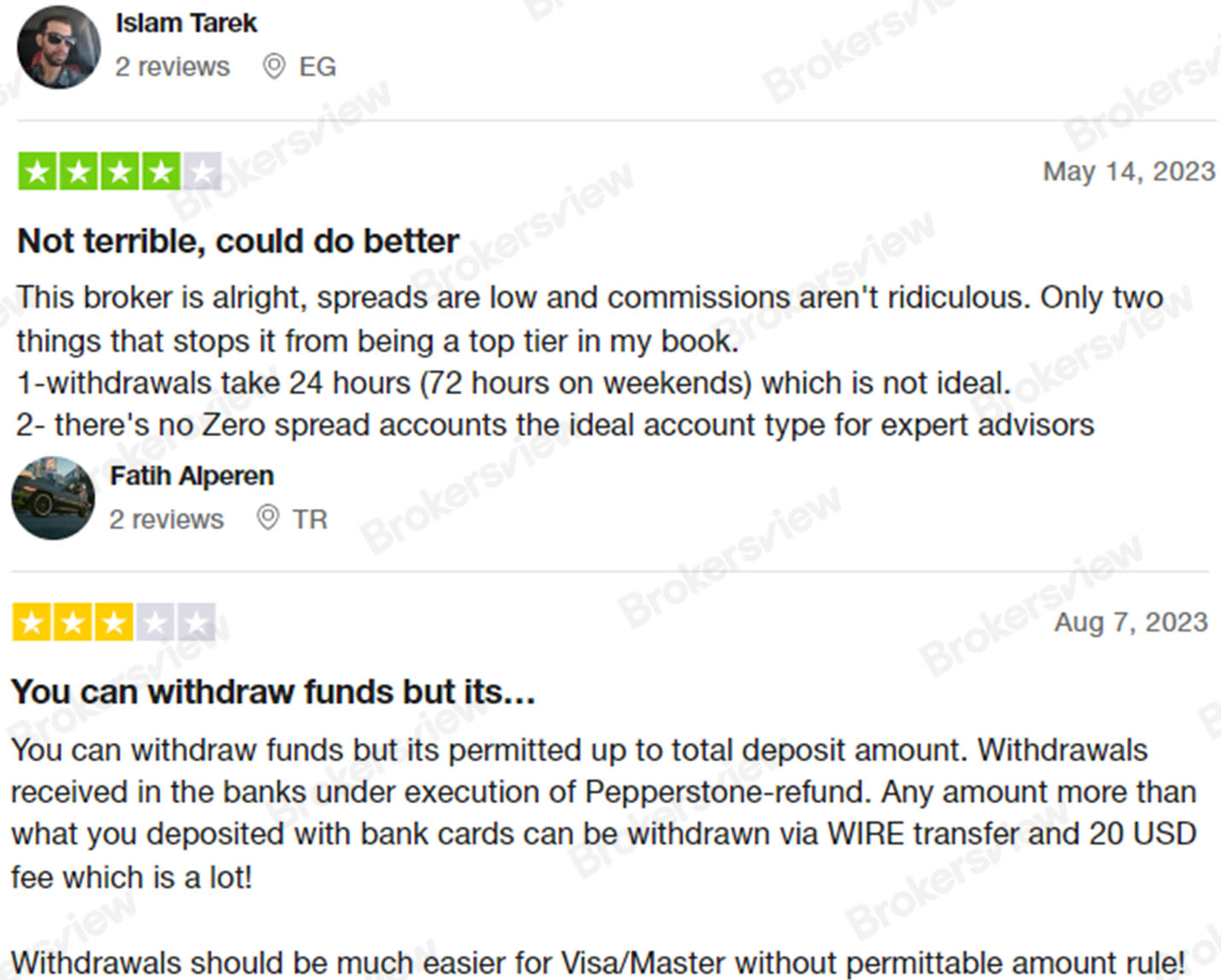 What clients would like to see improved at Pepperstone