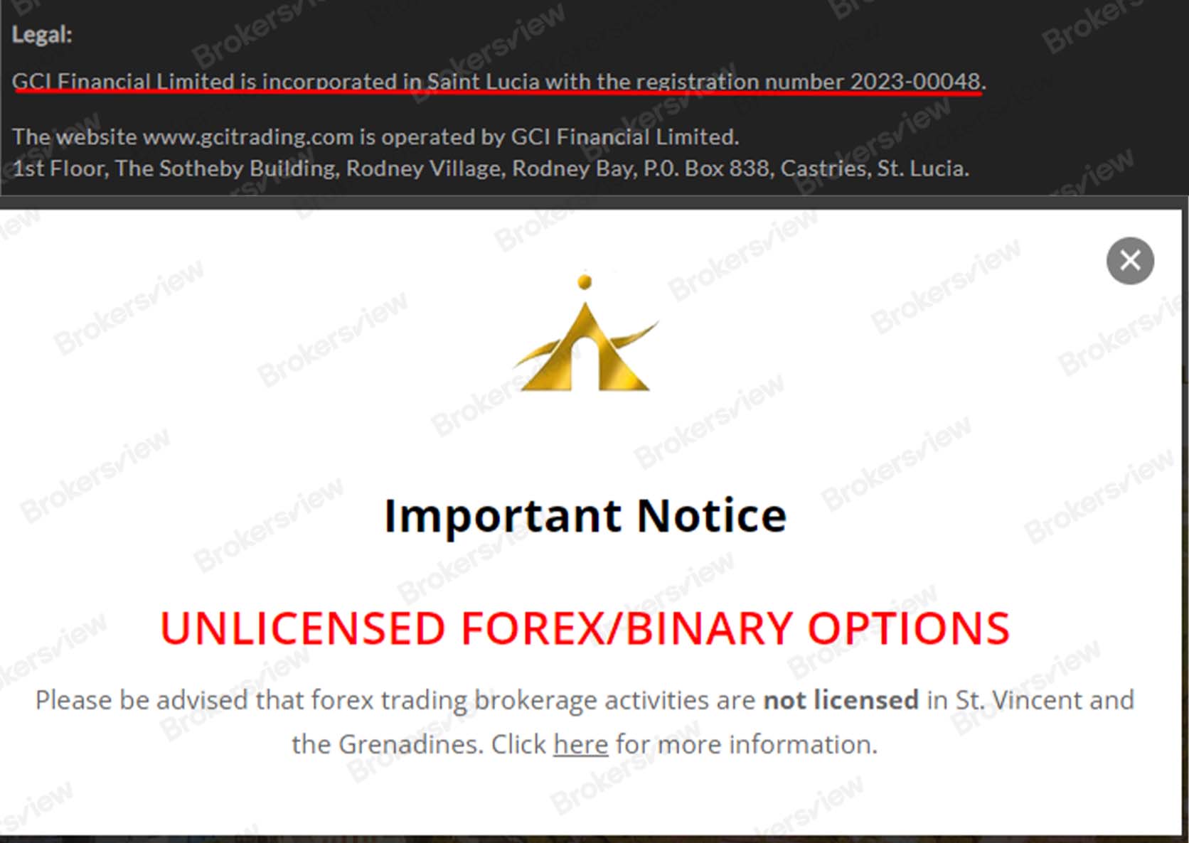 Registering with SVG FSA does not mean being regulated