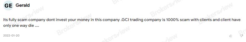 Traders say GCI is a scam