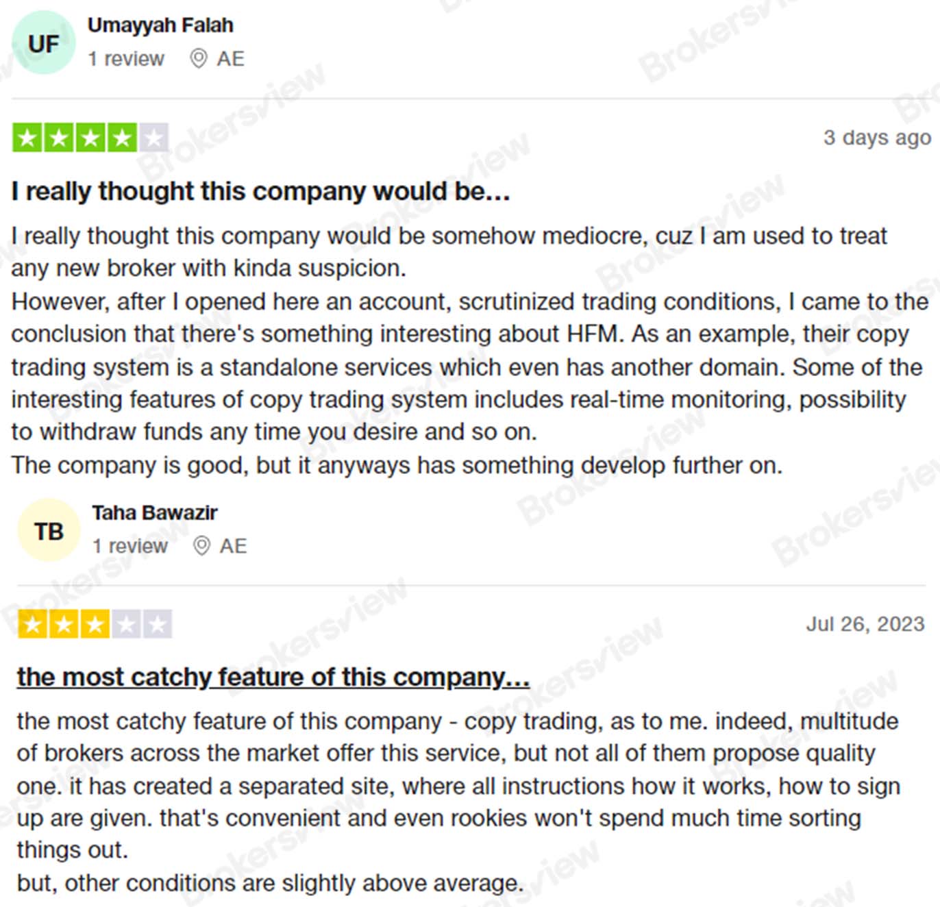 HF Markets的跟單交易系統獲好評