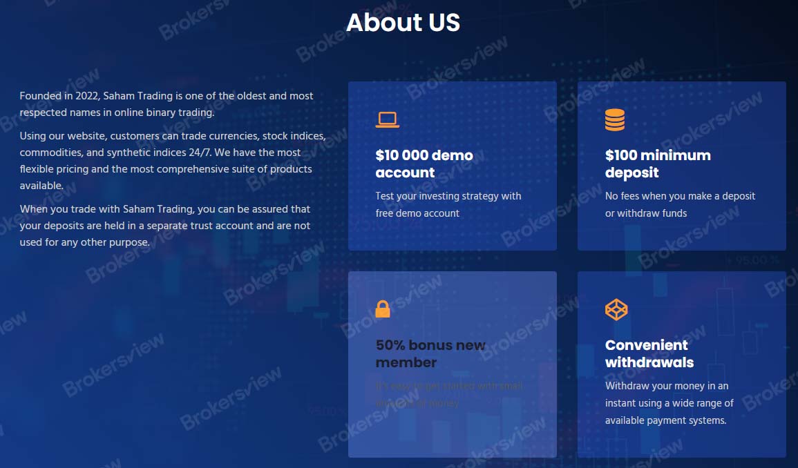 False claims by Saham Trading