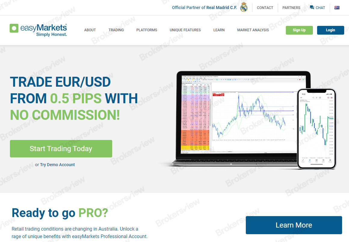 easyMarkets Official Website