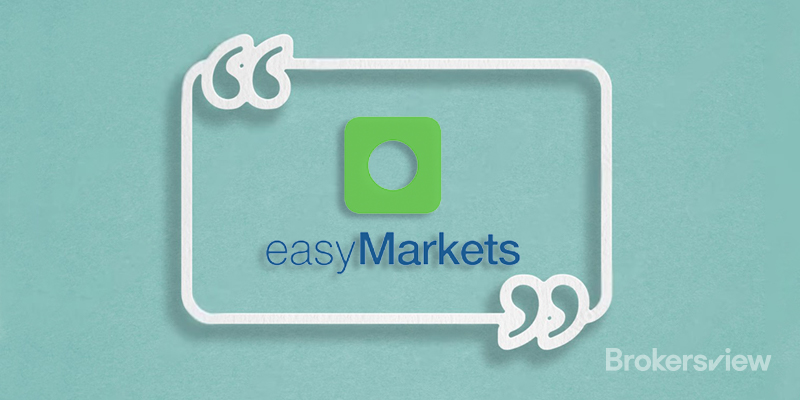 A overview of user reviews for forex broker easyMarkets 
