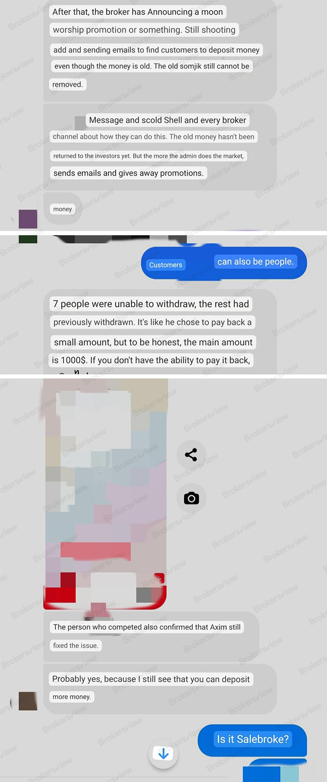 Informed trader tells us about AximTrade's recent situation about deposits and withdrawals