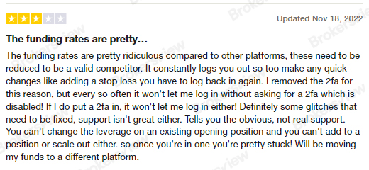 Mixed feedback on Margex