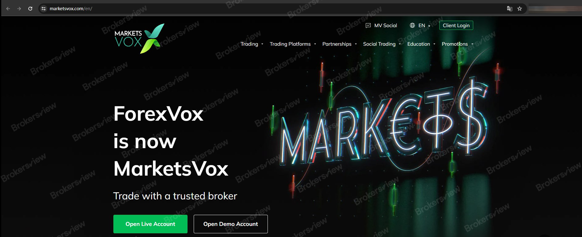 塞舌尔监管交易商ForexVox更名MarketsVox - BrokersView