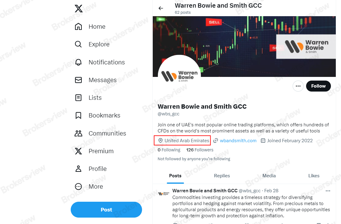 BrokersView: warren bowie & smith Social media account